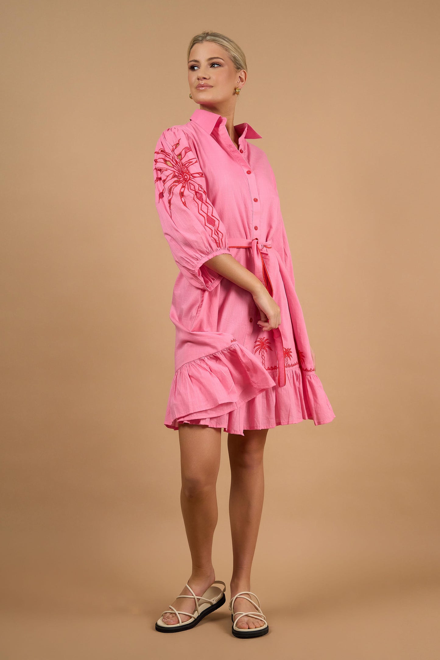 Collectivo June Dress Pink
