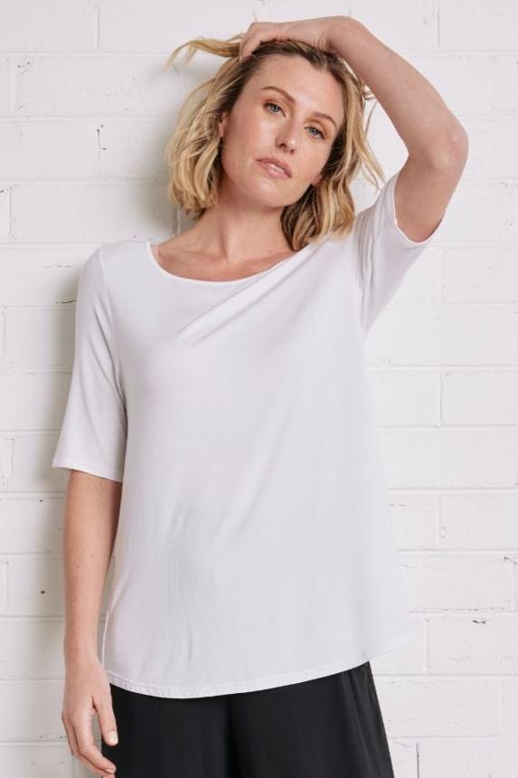 Elbow_Swing_Tee_Tani_Basic_state_white_butterfly
