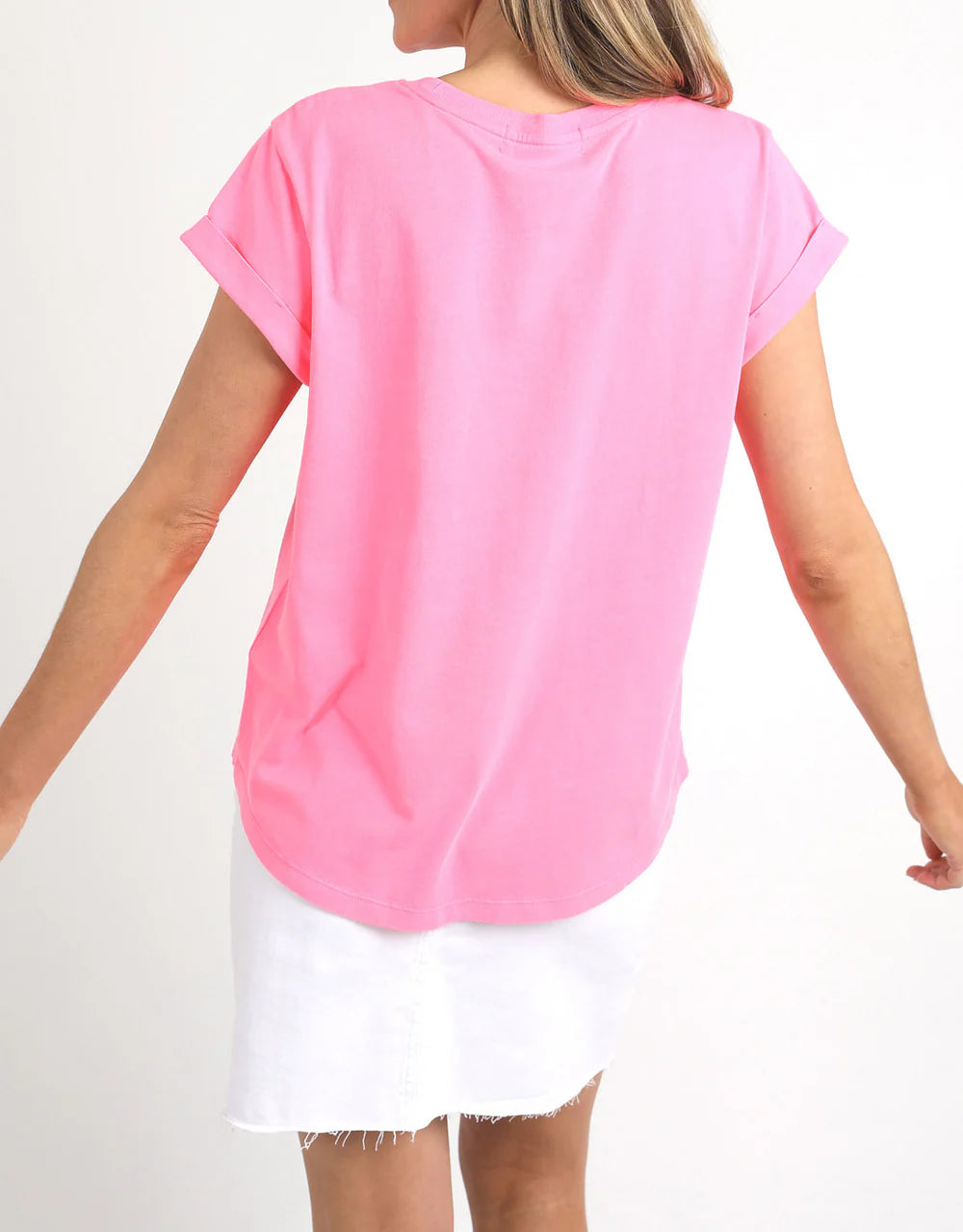 Foxwood Signature Tee Neon Pink