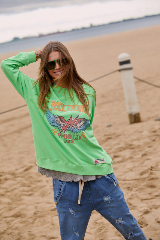 SHOP GREEN ROCK AND ROLL JUMPER, HAMMILL AND CO CLOTHING ONLINE, SHOP HAMMILL AND CO GREEN ROCK SWEATER, SHOP HAMMILL AND CO AUSTRALIAN STOCKISTS, HAMMILL AND CO MELBOURNE STOCKISTS, SHOP HAMMILL AND CO ROCK AND ROLL SYDNEY STOCKISTS