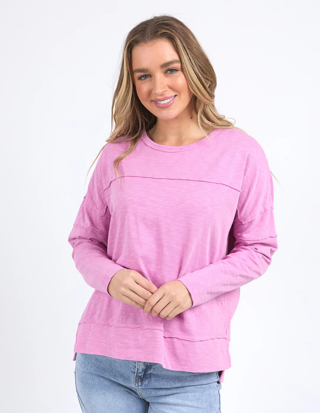 Jayne Throw On Top - Fuchsia Pink