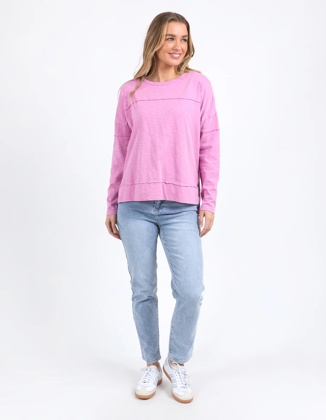 Jayne Throw On Top - Fuchsia Pink