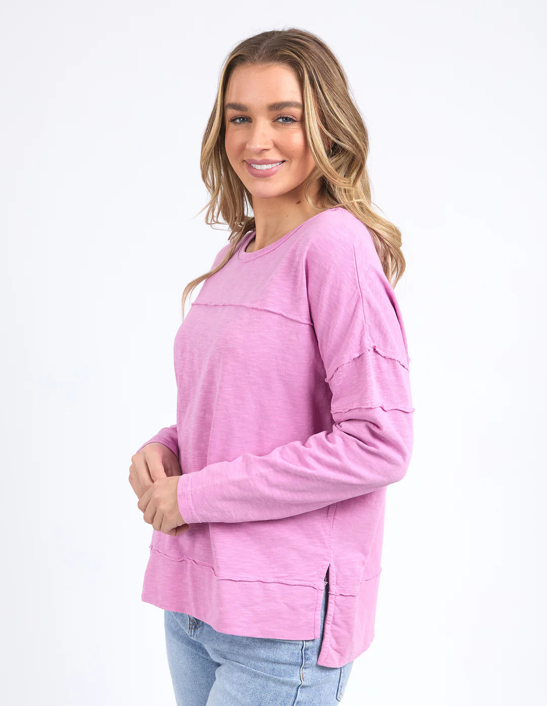 Jayne Throw On Top - Fuchsia Pink