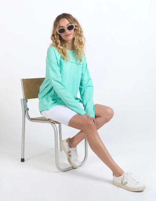 Jayne Throw On Top - Neon Mint