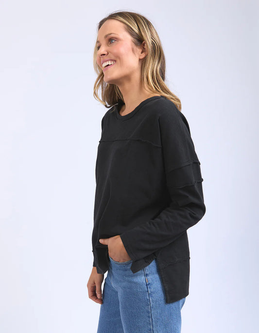 Jayne Throw On Top - Black