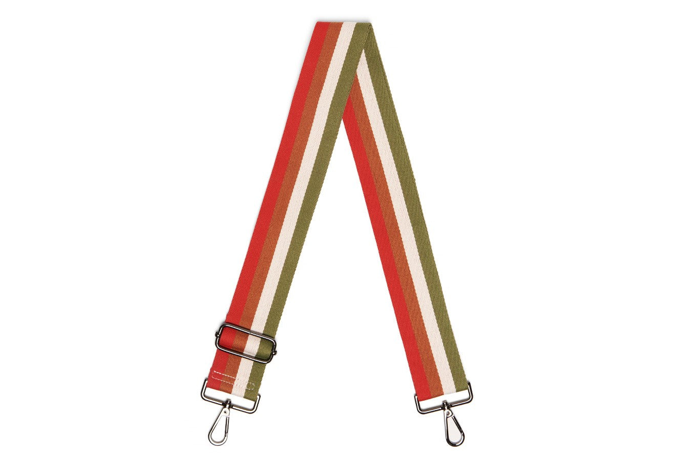 Bag Strap Stripe - Khaki Multi