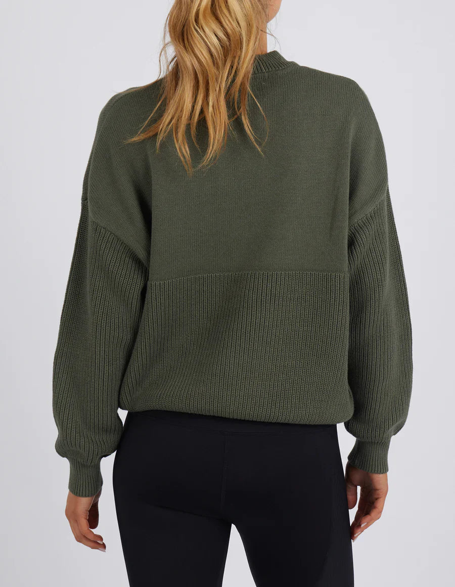 Leisurefit Knit Sweater - Khaki