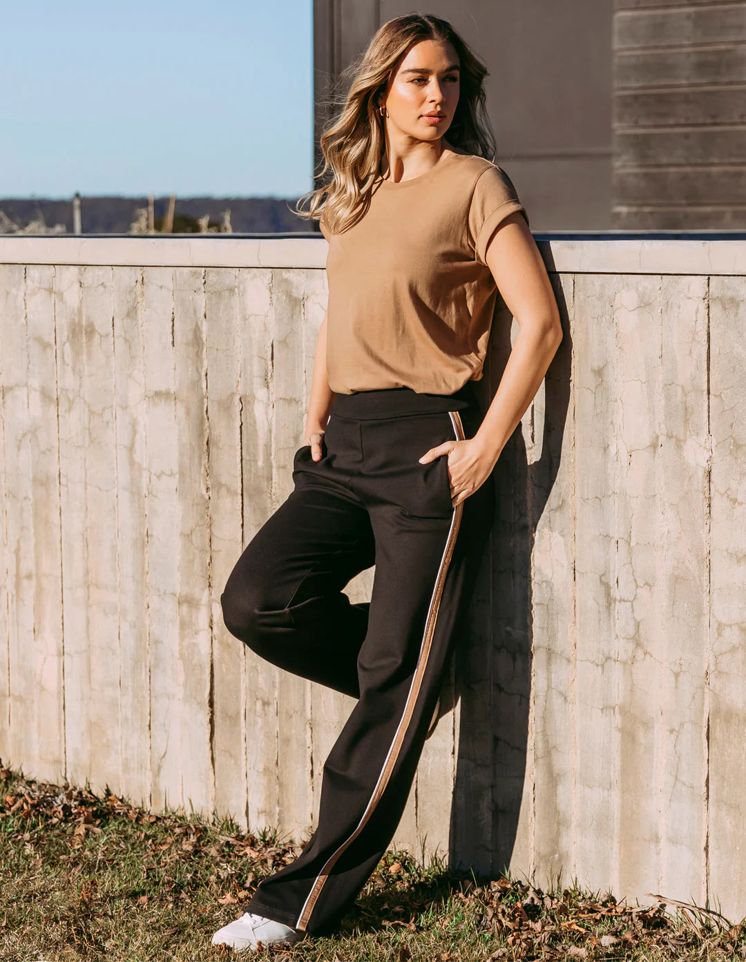 London Straight Leg Ponte Pant