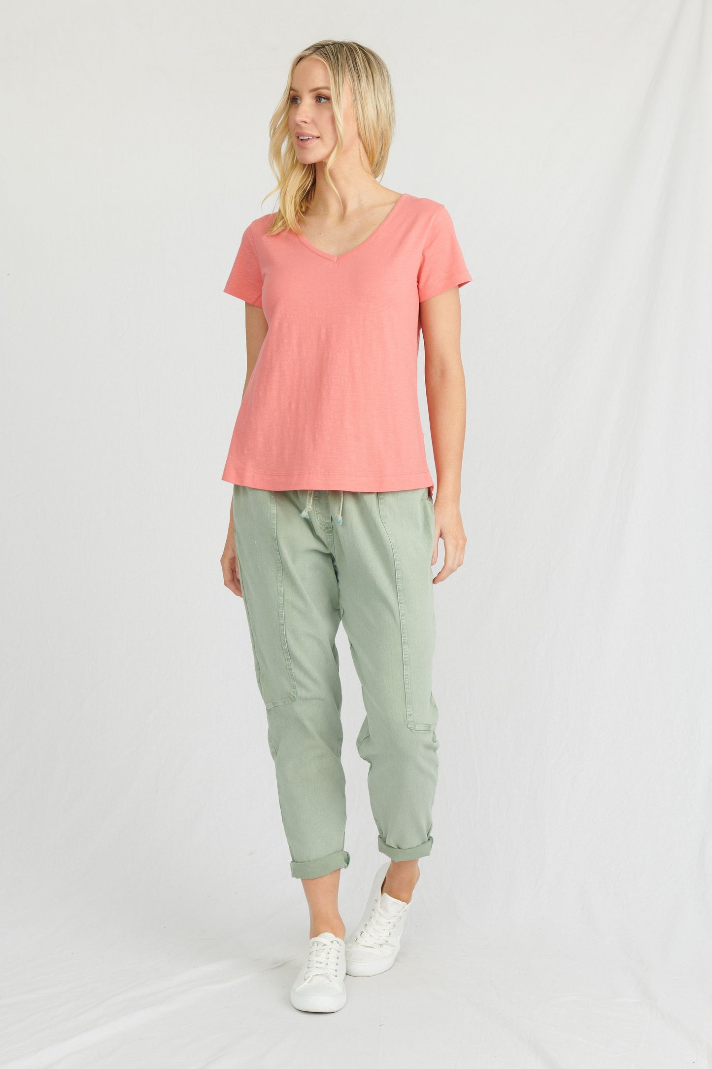 Melrose V Neck Tee