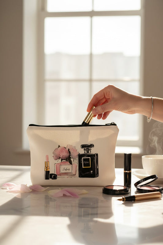 Canvas Zip Pouch - Oh So Pretty