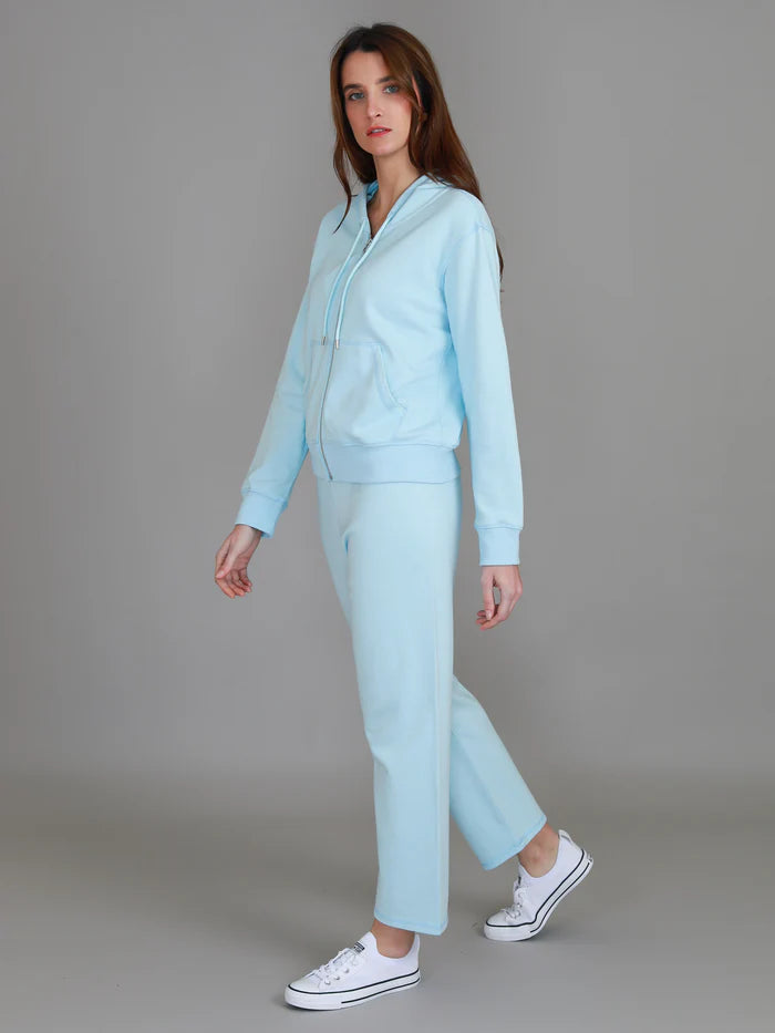 Oli Straight Leg Track Pants - Frosty Blue