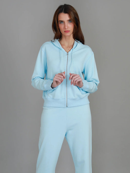 Oli Zip Hoodie - Frosty Blue