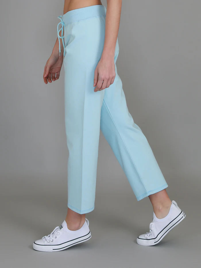 Oli Straight Leg Track Pants - Frosty Blue