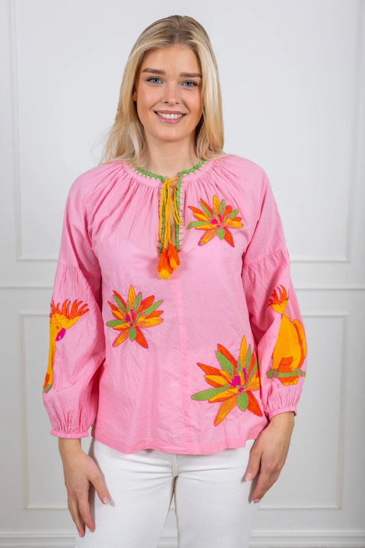 Rosa Lily Embroidered Blouse