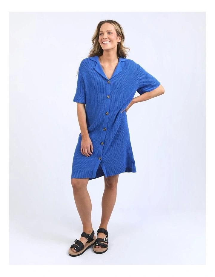 Prime Knit Dress - Cobalt Blue