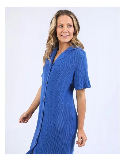 Prime Knit Dress - Cobalt Blue