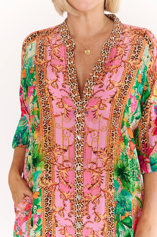 Rachel Button Up Shirt Dress