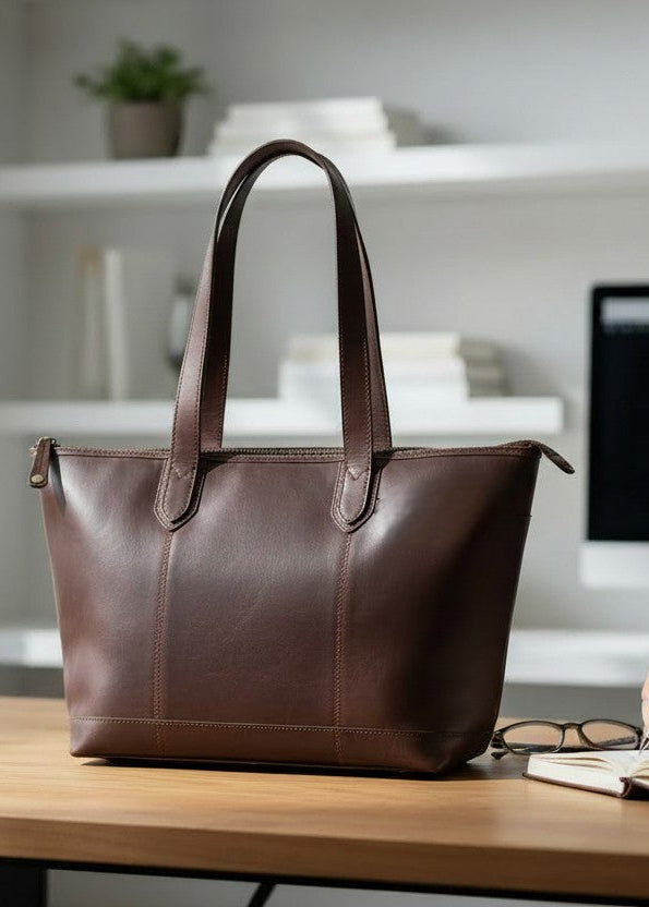 Roxy Leather Bag - Brown