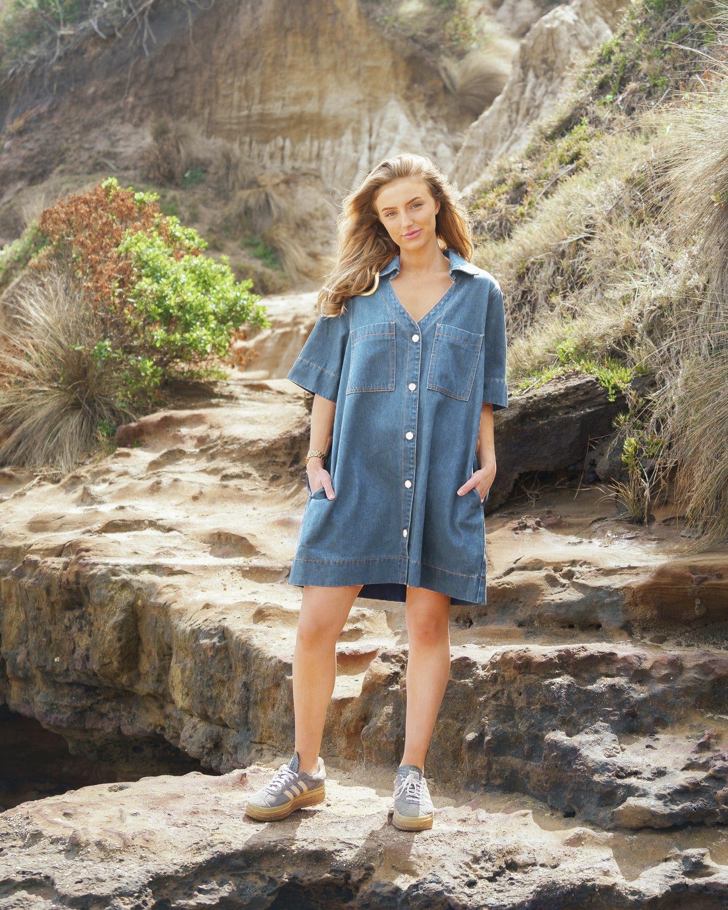 poppy deim a line dress