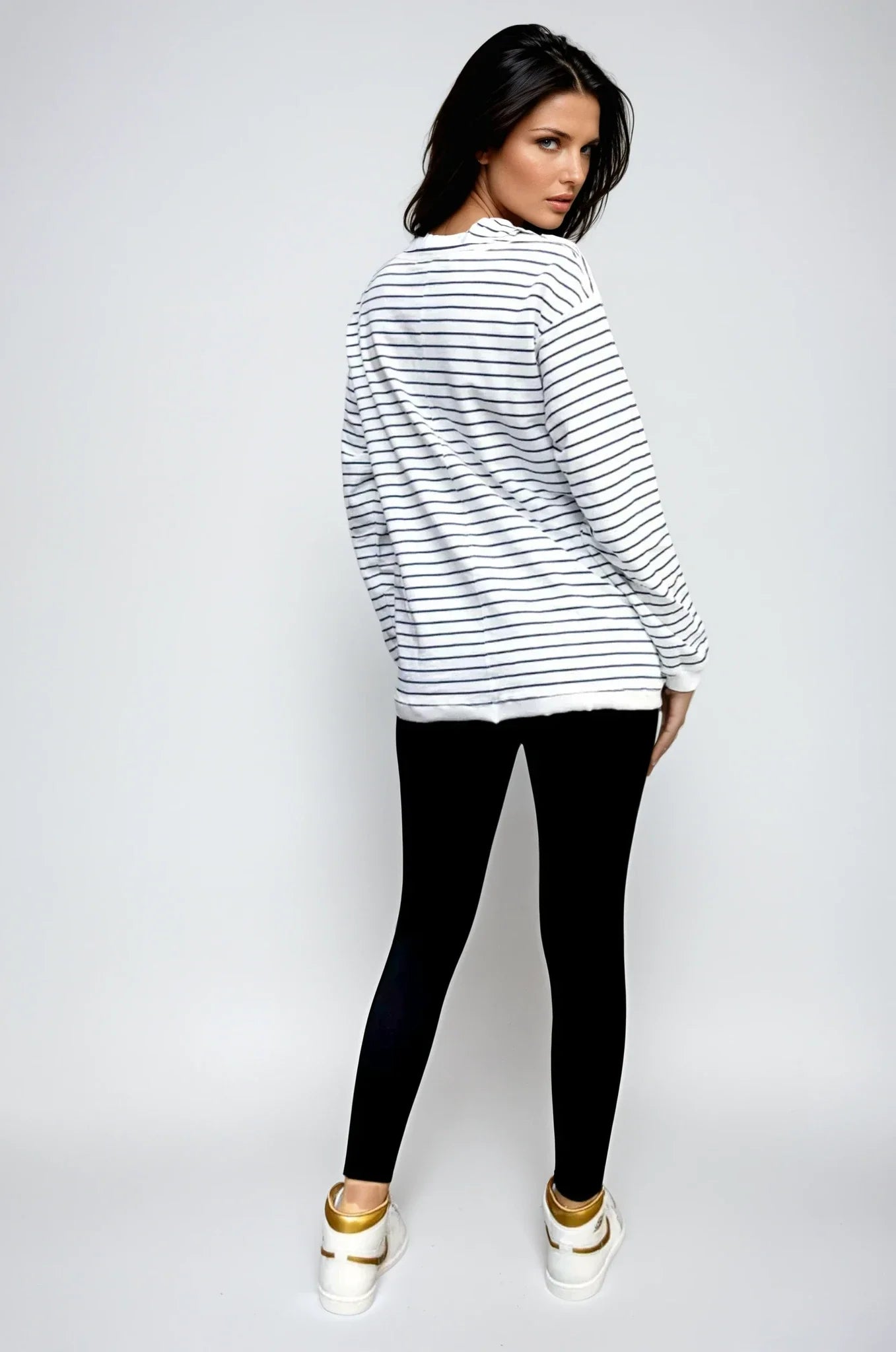 Taylor Organic Cotton Sweater - Ocean Sun Sequin