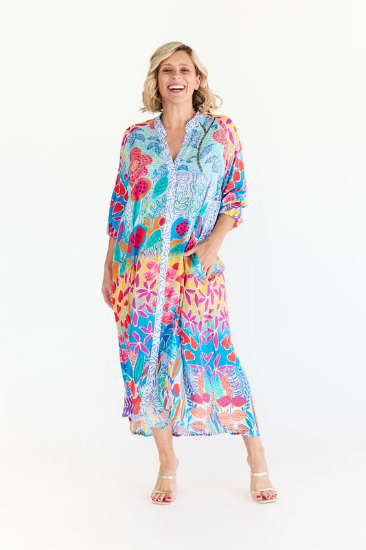 Vera Button Up Shirt Dress