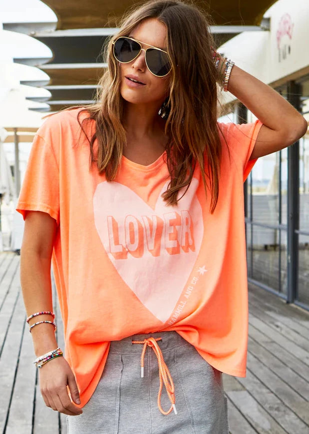 womens orange hammill and co Tshirt