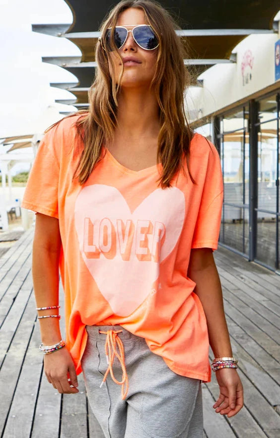 womens orange hammill and co Tshirt