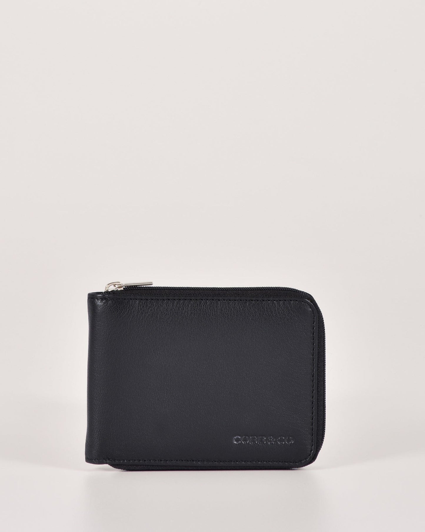 Hunter RFID Men's Zip Around Leather Wallet