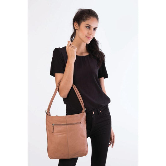 Indiana Mini Leather Convertible Handbag Backpack