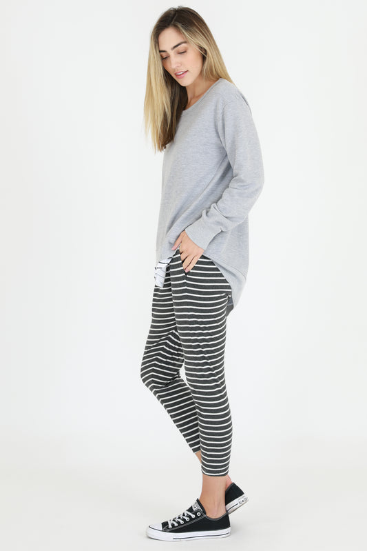 Newhaven Sweater - Grey Marle (Plus Size)