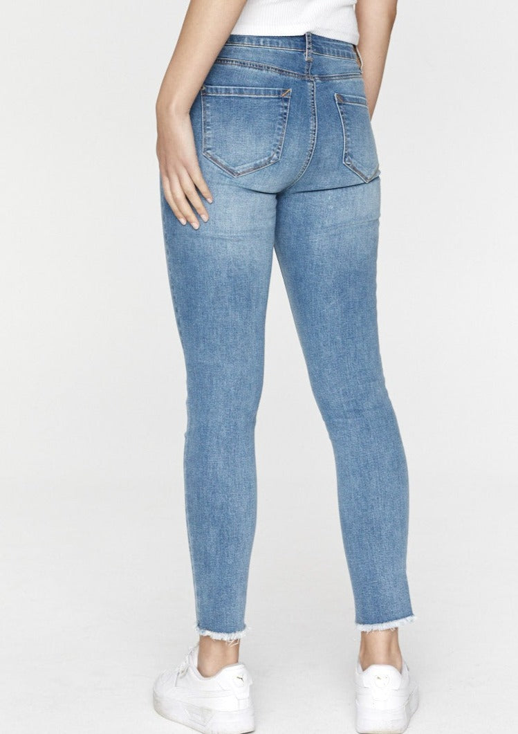 Shop Saint Rose Lucia Jeans Mid wash Ripped, Buy Denim Lucia Jeans, Blue Denim Lucia Skinny Jeans, Lucia Denim Skinny Jeans Saint Rose, Blue Skinny Leg Jeans Saint Rose Stockists, Saint Rose Jeans Stockists, Saint Rose Stockists