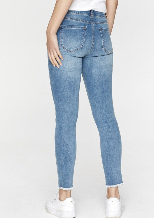 Shop Saint Rose Lucia Jeans Mid wash Ripped, Buy Denim Lucia Jeans, Blue Denim Lucia Skinny Jeans, Lucia Denim Skinny Jeans Saint Rose, Blue Skinny Leg Jeans Saint Rose Stockists, Saint Rose Jeans Stockists, Saint Rose Stockists