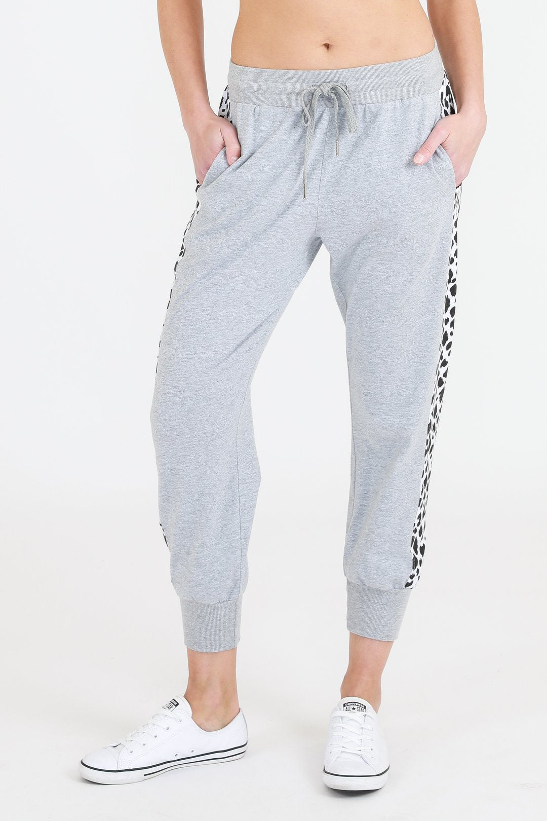 Leopard Stripe Joggers