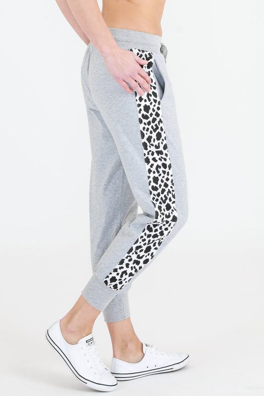 Leopard Stripe Joggers