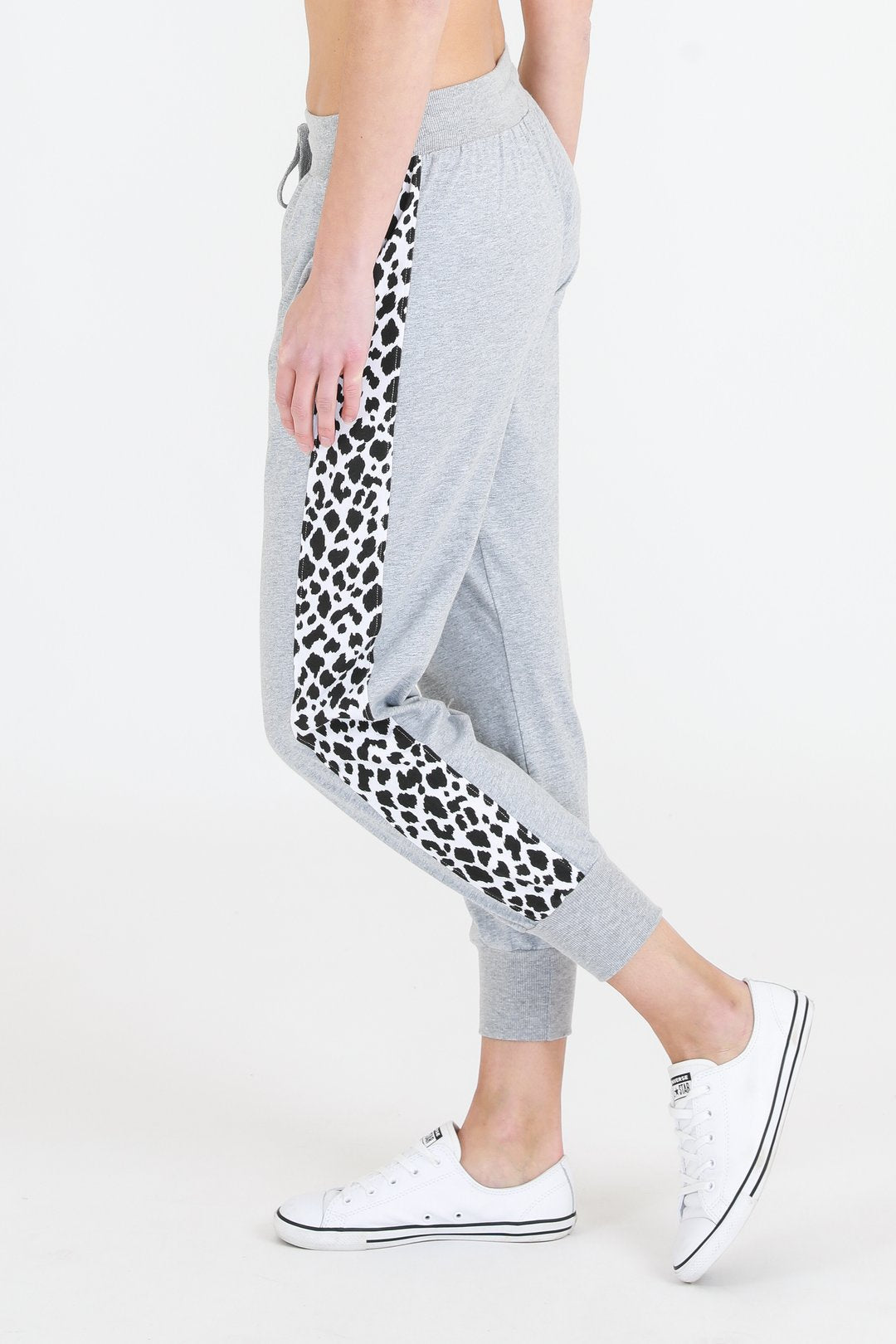 Leopard Stripe Joggers