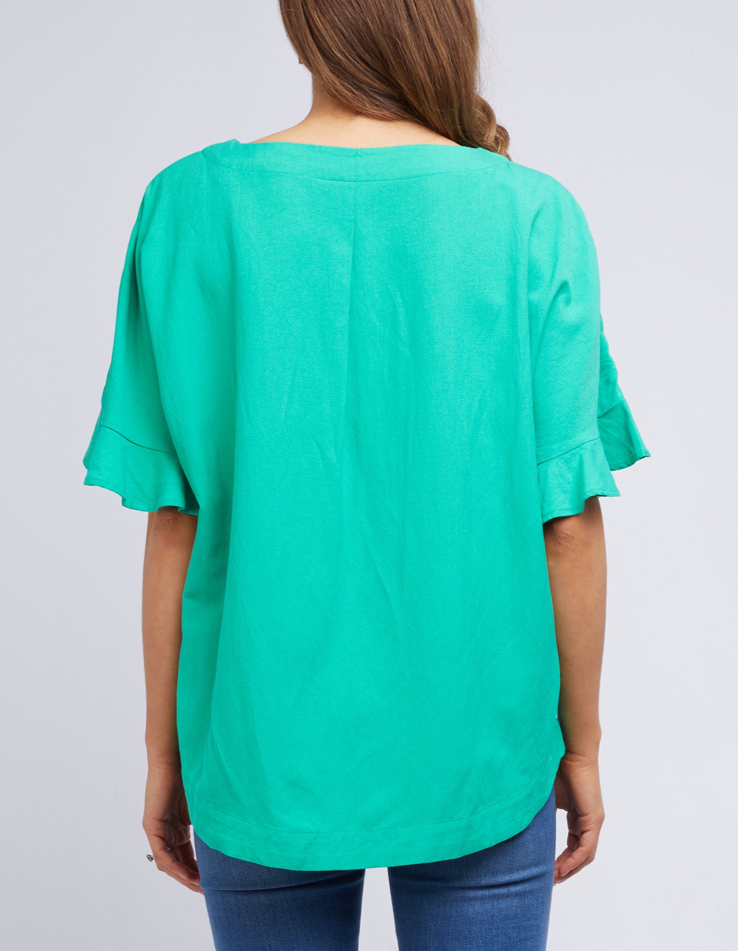 Buy Elm Embrace Clothing Online Shop Elm Embrace Miranda Top Online Elm Embrace Miranda Top Green Apple Shop Elm Clothing online