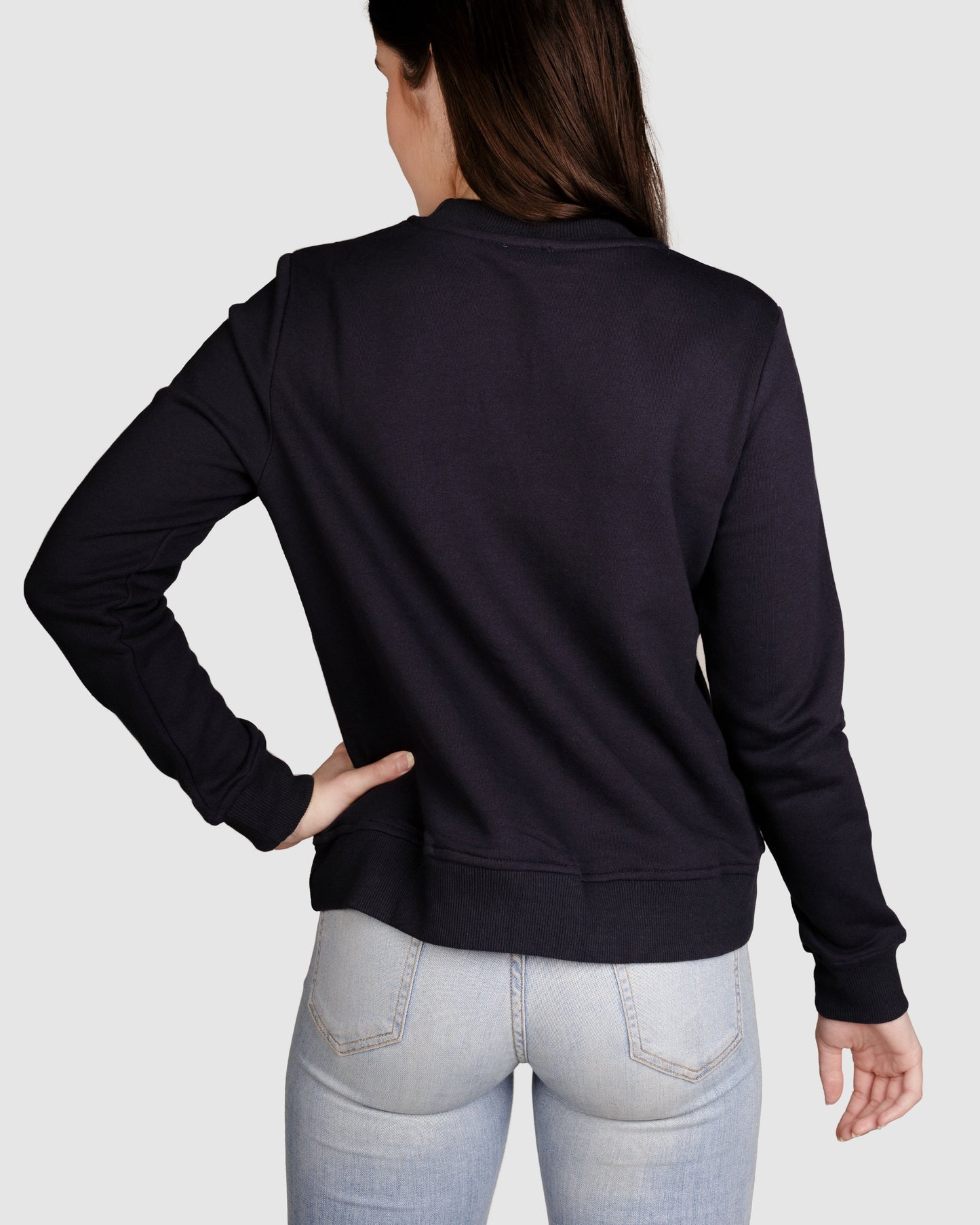 Apero Jumper Navy Apero Embroidered Jumper Navy Apero Jumper Apero Australia Basic State