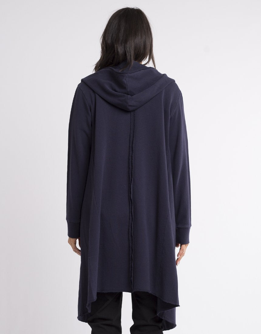 Naomi Cardigan Navy Foxwood Naomi Cardi Elm Long Cardigan Basic State Elm Foxwood Stockist