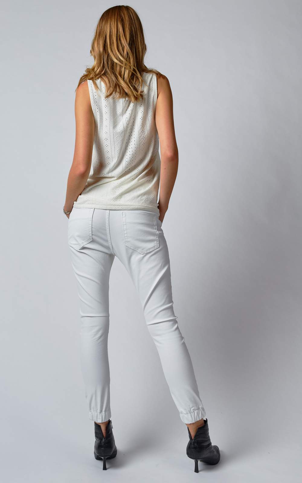 Shop Dricoper White Coated Denim jeans buy Dricoper online Dricoper Australian stockist shop dricoper australia white coated joggers white joggers
