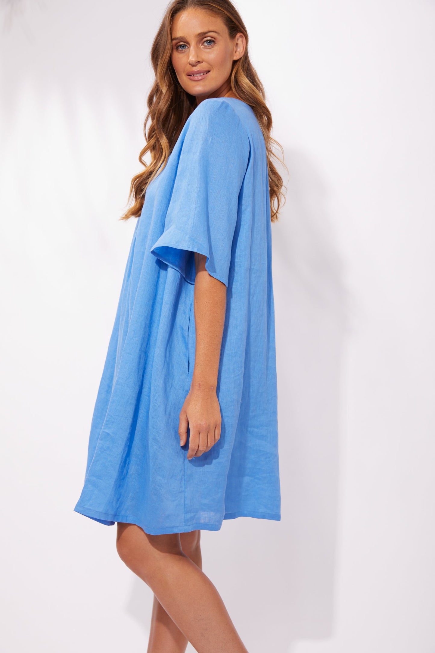 Haven Clothing Australian Stockist Haven Stockist Melbourne Basic State Haven Clothing Stockist online Shop Haven Clothing Majorca Dress Marine Blue