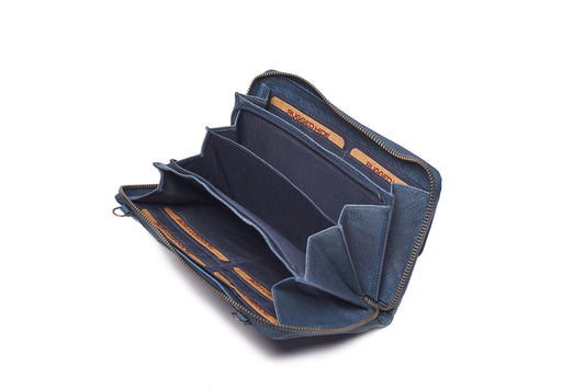 Susan Zip-around Leather Wallet / Bag / Clutch
