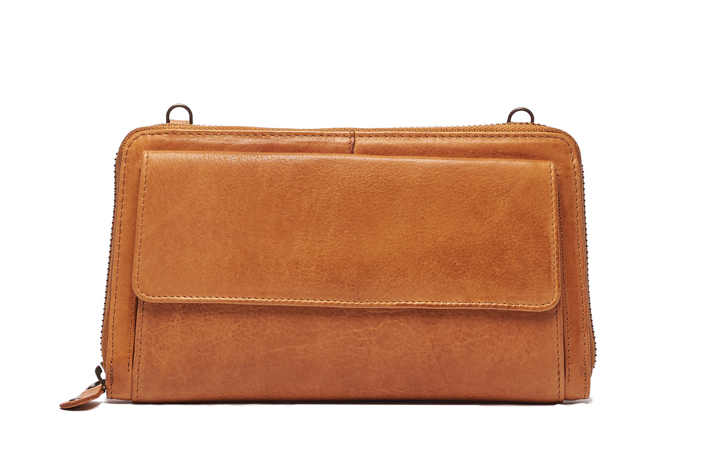 'Susan' Zip-around Leather Wallet / Bag / Clutch