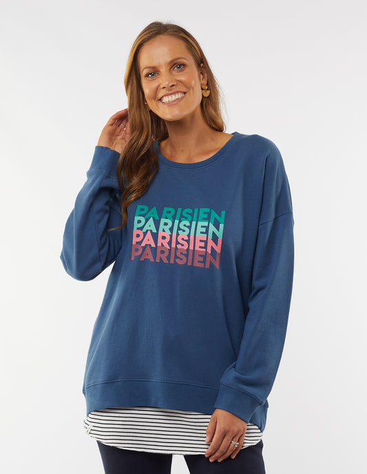 Parisien Crew - Indigo Blue