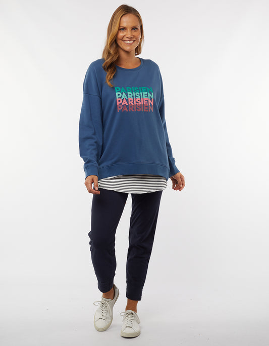 Parisien Crew - Indigo Blue