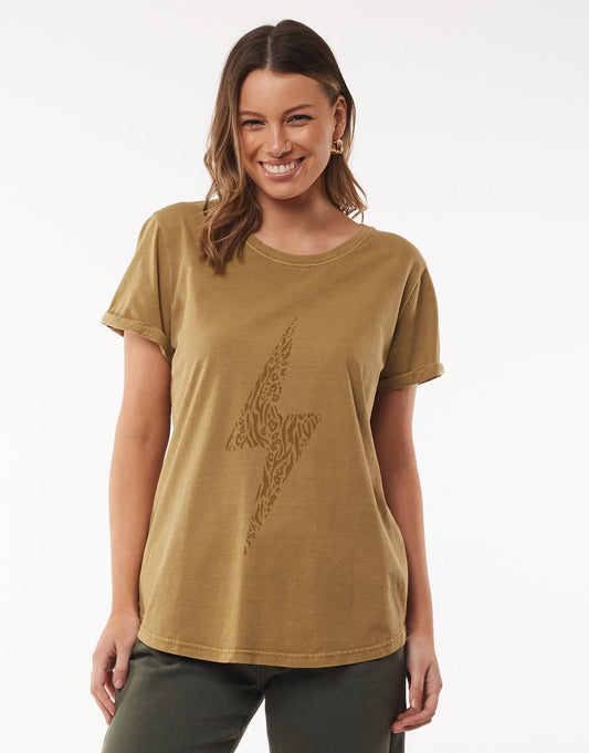 Foxwood Lightning Tee Foxwood Clothing Lightning Tshirt Leopard Lightning Tshirt Basic State Foxwood Australian Stockist Foxwood Melbourne Stockist Foxwood Sydney Stockist Foxwood Brisbane Stockist Foxwood Adelaide Stockist