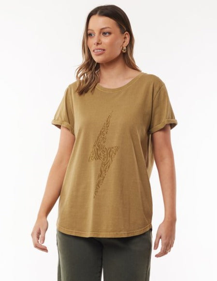 Foxwood Lightning Tee Foxwood Clothing Lightning Tshirt Leopard Lightning Tshirt Basic State Foxwood Australian Stockist Foxwood Melbourne Stockist Foxwood Sydney Stockist Foxwood Brisbane Stockist Foxwood Adelaide Stockist