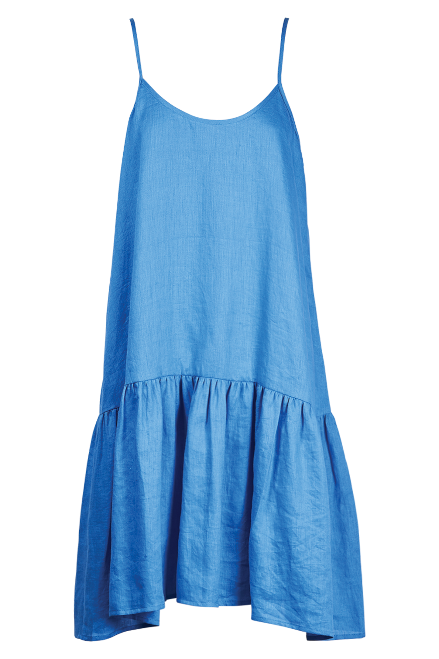 Haven Clothing Stockist - Majorca String Dress Marina Blue - Majorca String Summer Linen Dress, Shop Haven Clothing Online buy Majorca Linen String Dress Marina Blue