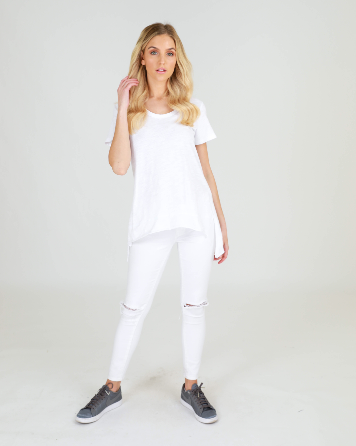 3rd Story the Label Brighton Tee - 3rd Story Brighton Tshirt - 3rd Story the Label Brighton Tee - Brighton TShirt - 3rd Story Brighton Tee White Basic State