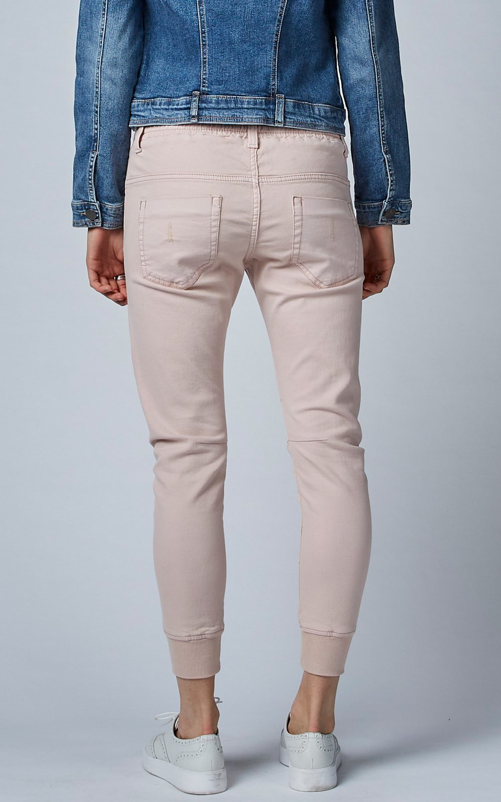 Buy Dricoper Dusty Pink Jeans Buy Dricoper Dusty Rose Active Denim Joggers online Basic State DriCoper australian Stockist