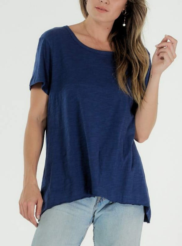 Olivia Organic Tee Cle Clothing Indigo Cle Organic Basics Basic State Cle Australian Stockist Olivia Organic Tee Cle Clothing Blush Cle Organic Basics Basic State Cle Australian Stockist Cle Clothing Australia Cle Organic Clothing Cle Organic Basics